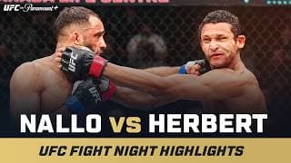 ROUND 1 TKO 🚨 | Mandel Nallo vs. Jai Herbert | UFC Fight Night Mini Fight Highlights