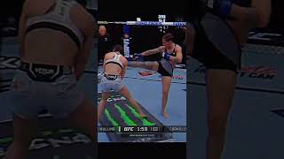 Nora Cornolle 🇫🇷 Muay Thai & Kickboxing in MMA #ufc #ufchighlights #ufcfighter