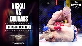 ROUND 1 TKO 💪 | Bo Nickal vs. Kyle Daukaus | UFC Freedom 250 Mini Fight Highlights