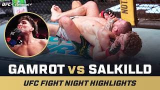 ROUND 1 SUB 😳 | Mateusz Gamrot vs. Quillan Salkilld | UFC Fight Night Mini Fight Highlights