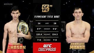 CFFC 149: Bilal Hasan vs Renaldy Manse | December 20, 2025