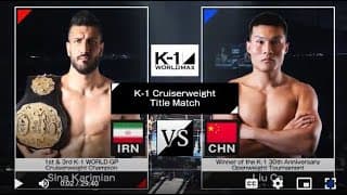Sina Karimian vs Liu Ce | FULL FIGHT | K-1 WORLD MAX - Mar.20, 2024