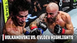 Alexander Volkanovski vs. Movsar Evloev Highlights | UFC 333 | ESPN MMA