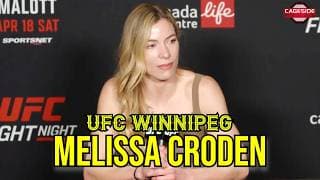 Melissa Croden, "Last Fight Was a Tough Lesson," Says She Underestimated Santos | UFC Winnipeg
