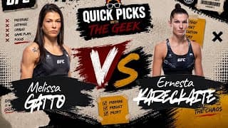 Melissa Gatto vs Ernesta Kareckaite [Highlights] | Quick Picks With The Geek 