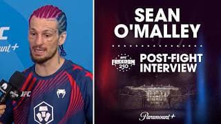 Sean O'Malley reacts to TKO win over Aiemann Zahabi, breaks down salute celebration
