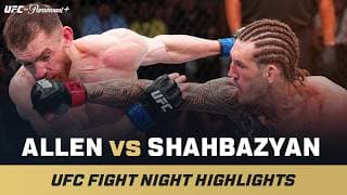 UNANIMOUS DEC | Brendan Allen vs. Edmen Shahbazyan | UFC Fight Night Mini Fight Highlights