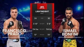 FRANCISCO PRADO VS ISMAEL BONFIM | Highlights before the match