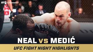 FIRST ROUND TKO 🚨 | Geoff Neal vs. Uroš Medić | UFC Fight Night Mini Fight Highlights