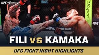 CRAZY HEAD KICK 🤯 | Andre Fili vs. Kai Kamaka | UFC Fight Night Mini Fight Highlights