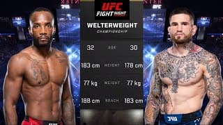 Leon Edwards VS Sean Brady Ufc fight night London Полный бой
