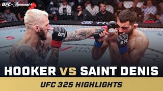 BRUTAL TKO 😳 | Dan Hooker vs. Benoit Saint Denis | UFC 325 Mini Fight Highlights