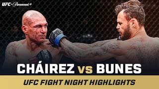 SPLIT DECISION 😯 | Edgar Chairez vs. Felipe Bunes | UFC Fight Night Mini Fight Highlights