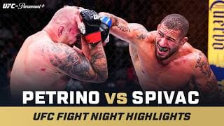 DECISION WIN | Serghei Spivac vs. Vitor Petrino | UFC Fight Night Mini Fight Highlights