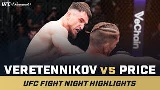 FIRST ROUND TKO 🚨 | Nikolay Veretennikov vs. Niko Price | UFC Fight Night Mini Fight Highlights