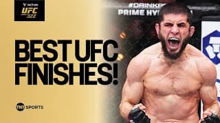 EVERY Islam Makhachev Finish in the UFC 💥 #UFC322