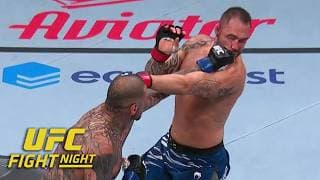 Daniel Rodriguez uses 5-piece combo to TKO Santiago Ponzinibbio | ESPN MMA