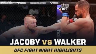 CRAZY TKO 😳 | Dustin Jacoby vs. Julius Walker | UFC Fight Night Mini Fight Highlights