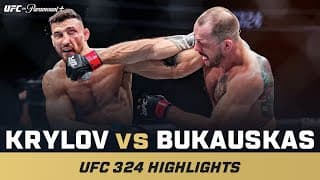 Round 3 BUZZER-BEATING KO🚨 | Nikita Krylov vs. Modestas Bukauskas | UFC 324 Mini Fight Highlights