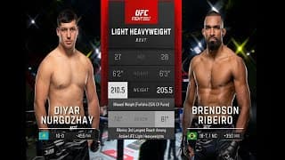 UFC # Diyar Nurgozhay vs Brendson Ribeiro