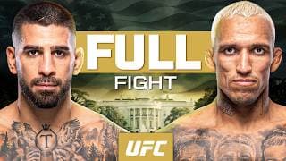 Ilia Topuria vs Charles Oliveira | FULL FIGHT