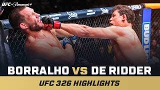 UNANIMOUS DEC 🚨 | Caio Borralho vs. Reinier de Ridder | UFC 326 Mini Fight Highlights