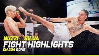 PAINFUL LOW BLOW 😫 | Francesco Nuzzi vs. Manoel Silva | CW 204 Rome Fight Highlights