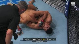Jesus Aguilar (+180) submits Stewart Nicoll & starts #UFC305 off with an upset | ESPN BET