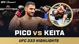 ROUND 1 TKO 💥 | Aaron Pico vs. Losene Keita | UFC 333 Mini Fight Highlights