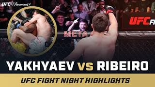 ROUND 1 SUB 😤 | Abdul Rakhman Yakhyaev vs. Brendson Ribeiro | UFC Fight Night Mini Fight Highlights