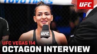 Bia Mesquita Octagon Interview | UFC Vegas 114