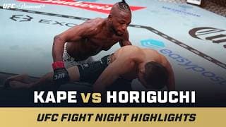 ROUND 3 TKO 👀 | Manel Kape vs Kyoji Horiguchi | UFC Mini Fight Highlights