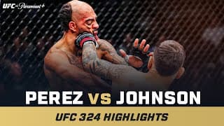 WILD FIRST-ROUND FINISH 😳 | Alex Perez vs. Charles Johnson | UFC 324 Mini Fight Highlights