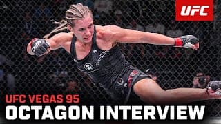 Yana Santos Octagon Interview | UFC Vegas 95