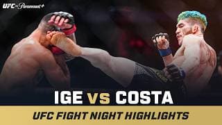 SPINNING FINISH 🚨 | Dan Ige vs. Melquizael Costa | UFC Fight Night Mini Fight Highlights