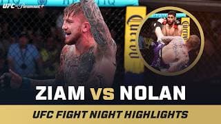 UNANIMOUS DEC | Fares Ziam vs. Tom Nolan | UFC Fight Night Mini Fight Highlights