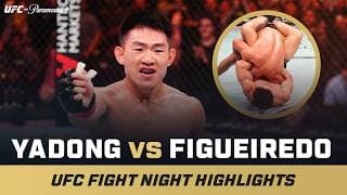 ROUND 2 SUB 💪 | Song Yadong vs. Deiveson Figueiredo | UFC Fight Night Mini Fight Highlights