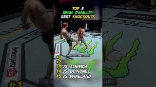Top 5 Sean O’Malley KNOCKOUTS That SHOCKED The UFC! #ufc #mma