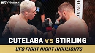 ROUND 2 TKO 💪 | Ion Cutelaba vs Navajo Stirling | UFC Mini Fight Highlights