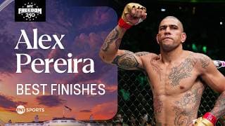 "HE HITS SO HARD!" 🤯 Alex Pereira's INCREDIBLE UFC finishes #UFCFreedom250