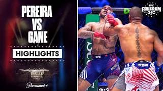 ROUND 2 TKO 🚨 | Alex Pereira vs. Ciryl Gane | UFC Freedom 250 Mini Fight Highlights