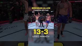 Brendan Allen's Career So Far #ufcvegas122