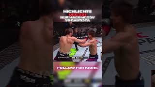 Umar Nurmagomedov vs Mario Bautista HIGHLIGHTS UFC 321#shorts #ufc