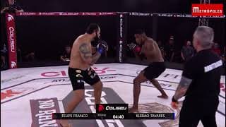 Felipe Franco knocks out the Shooto Brasil heavyweight champion in 30 seconds and advances to 9-1 