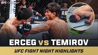 1ST ROUND KO 🚨 | Steve Erceg vs. Ramazan Temirov | UFC Fight Night Mini Fight Highlights