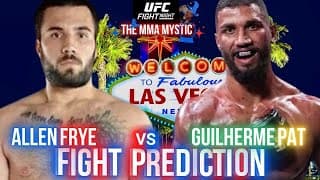 Allen Frye vs Guilherme Pat | UFC Predicton — Debut Heavyweight Bangers
